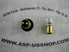 Glühbirnen - Bulbs  1004  Bajonett 2 Kontakte mit 1 Faden